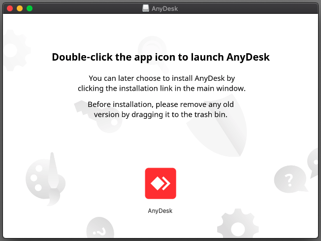 Install AnyDesk on a Mac